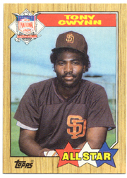 1987 Topps Baseball Cards      599     Tony Gwynn AS
